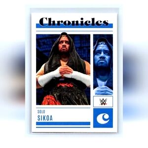 Solo Sikoa 🔥 WWE Wrestling Trading Card 🏆 Bloodline Tribal Chief